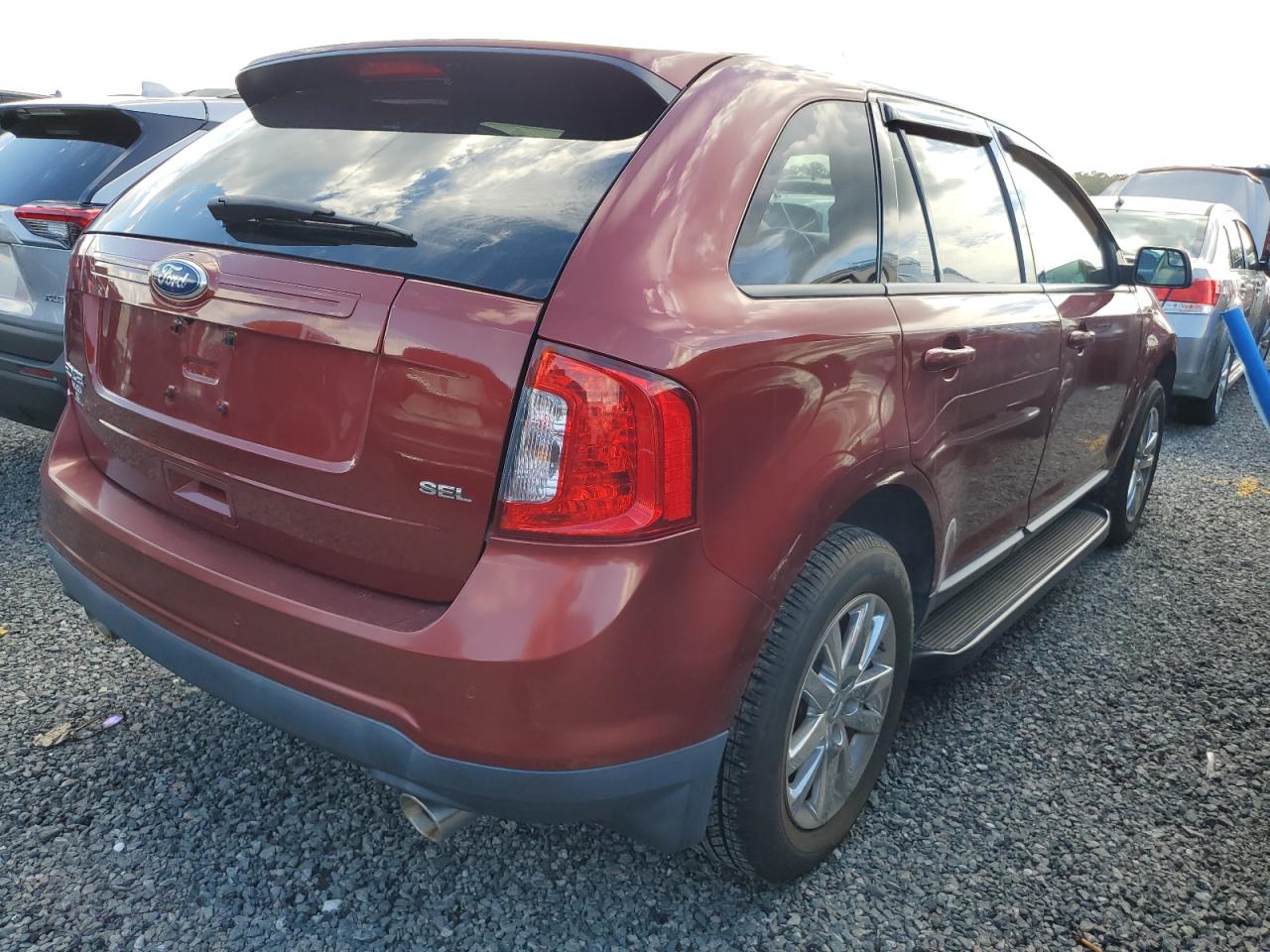 2014 Ford Edge VIN 2FMDK3JC1EBA93926 Copart auction photo, water/flood damage thumbnail 3