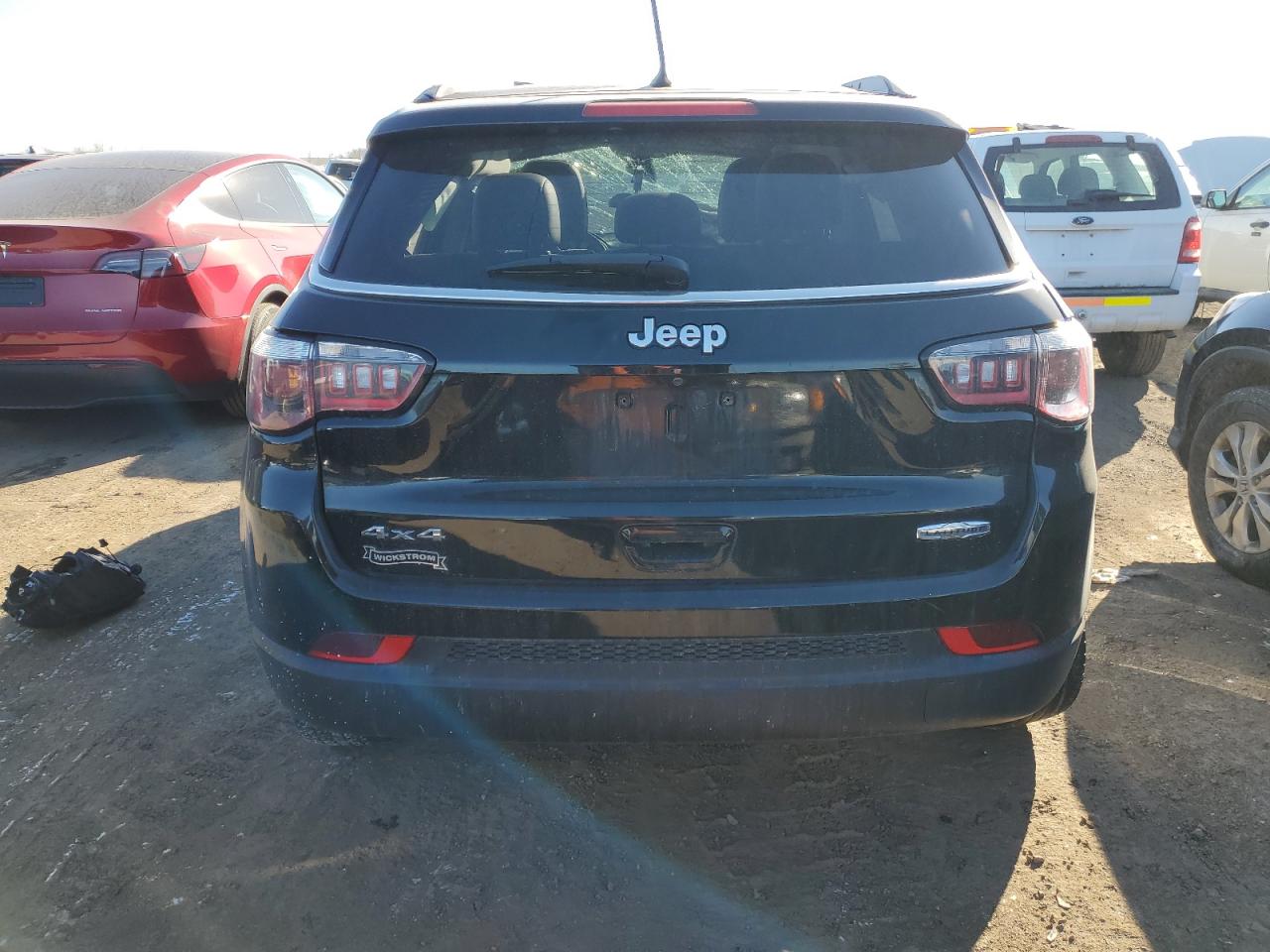 2018 Jeep Compass VIN 3C4NJDBB7JT192353 Copart auction photo, all over / top/roof damage thumbnail 6