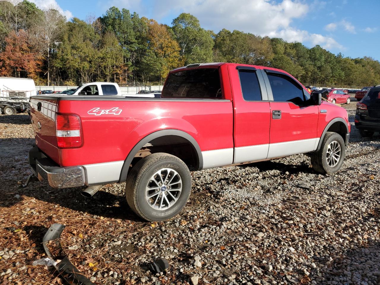2007 Ford F-150 VIN 1FTPX14V17FB68212 Copart auction photo, rear end damage thumbnail 3