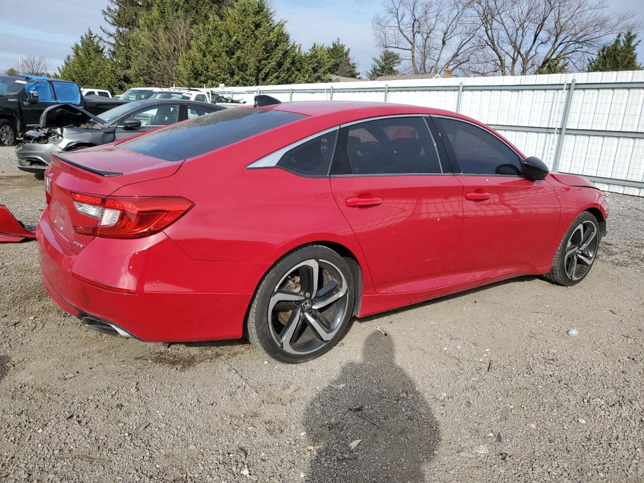 2021 Honda Accord VIN 1HGCV1F39MA059412 Copart auction photo, front end / minor dent/scratches damage thumbnail 3