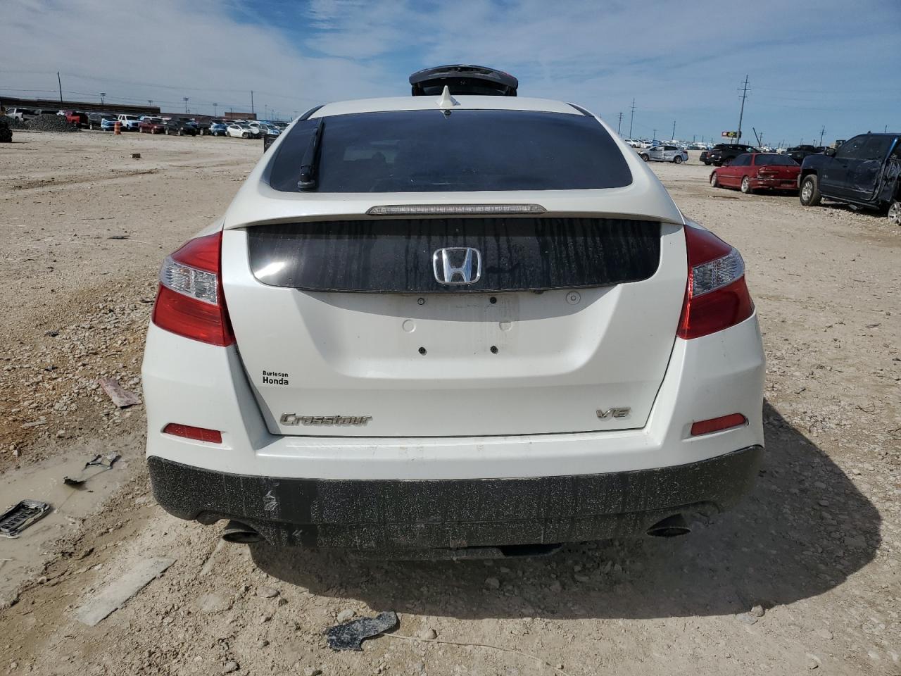 2013 Honda Crosstour VIN 5J6TF1H35DL001174 Copart auction photo, front end / undercarriage damage thumbnail 6