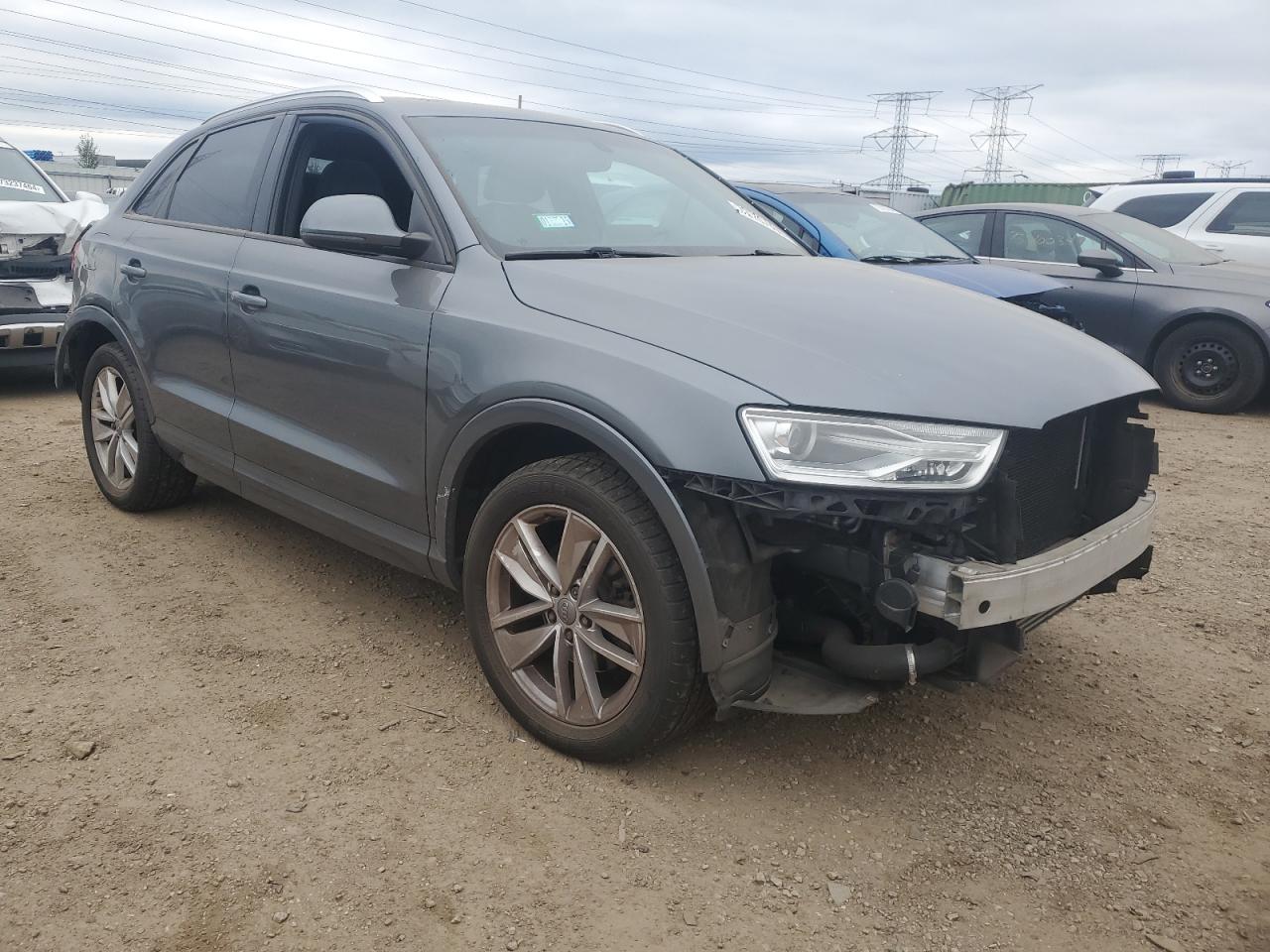 2017 Audi Q3 VIN WA1ECCFS8HR006623 Copart auction photo, all over damage thumbnail 4