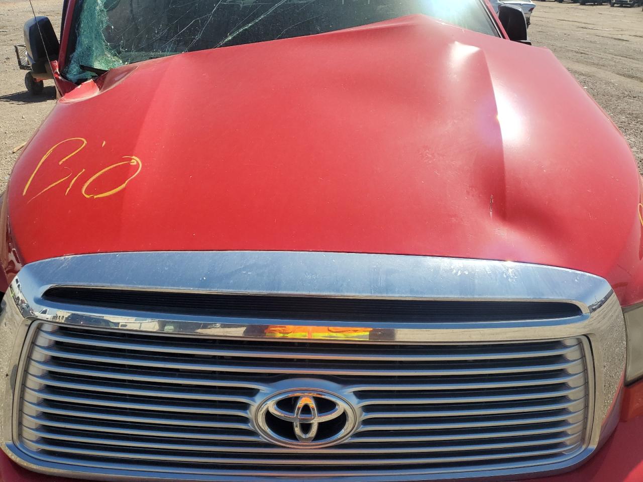 2010 Toyota Tundra VIN 5TFRY5F13AX088693 Copart auction photo, front end / side damage thumbnail 12