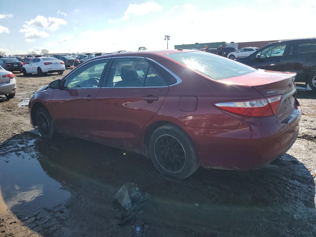 2017 Toyota Camry VIN 4T1BF1FK2HU621813 Copart auction photo, front end / side damage thumbnail 2