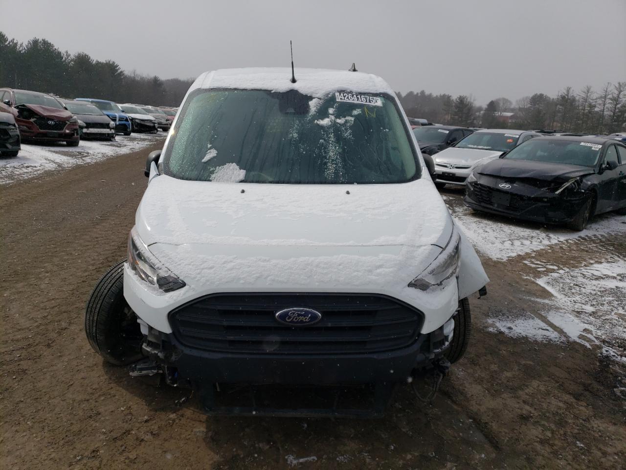 2020 Ford Transit VIN NM0LE7E2XL1469304 Copart auction photo, front end / undercarriage damage thumbnail 5