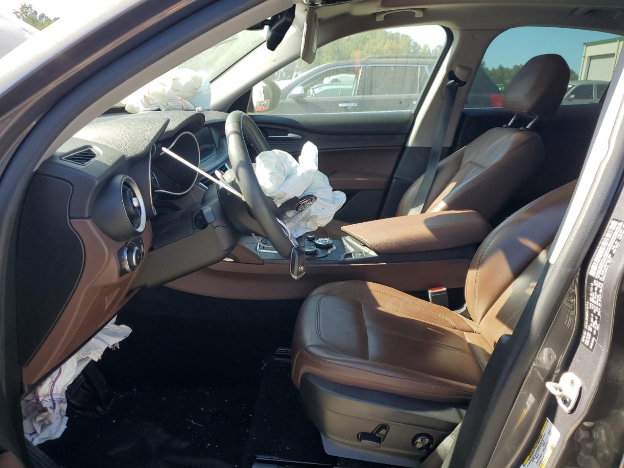 2019 Alfa Romeo Stelvio VIN ZASPAJAN4K7C71253 Copart auction photo, front end / rear end damage thumbnail 7