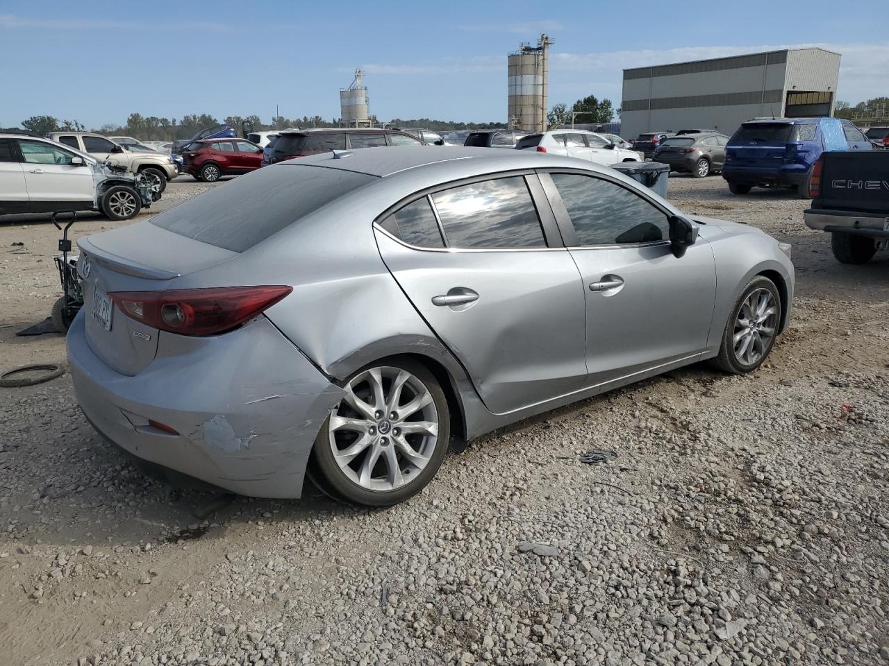 2014 Mazda 3 VIN JM1BM1W37E1149155 Copart auction photo, undercarriage / rear end damage thumbnail 3