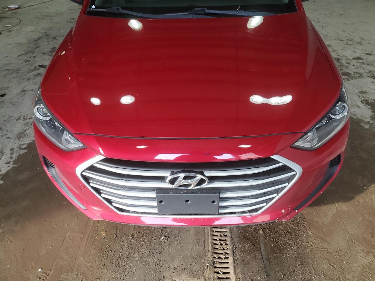 2017 Hyundai Elantra VIN KMHD74LFXHU409224 Copart auction photo, rear end damage thumbnail 12