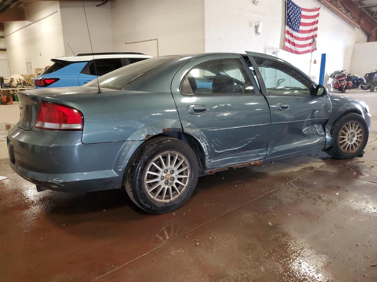 2006 Chrysler Sebring VIN 1C3AL56T56N168582 Copart auction photo, side / mechanical damage thumbnail 3