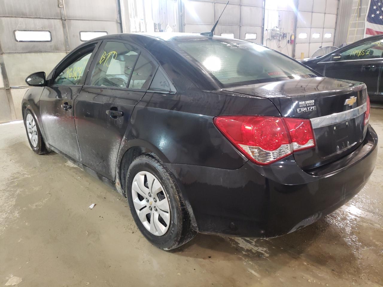 2014 Chevrolet Cruze VIN 1G1PA5SH5E7369147 Copart auction photo, front end / rear end damage thumbnail 3