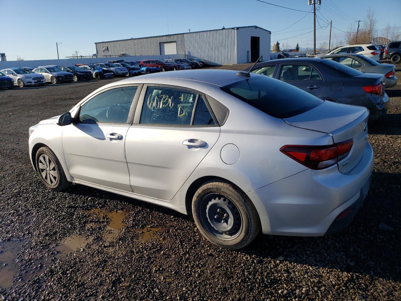 2018 KIA Rio VIN 3KPA24AB7JE085692 Copart auction photo, mechanical / side damage thumbnail 2