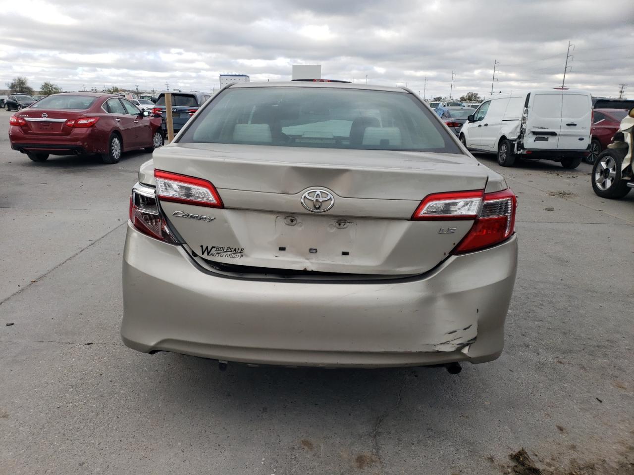 2013 Toyota Camry VIN 4T4BF1FK8DR317613 Copart auction photo, front end / rear end damage thumbnail 6