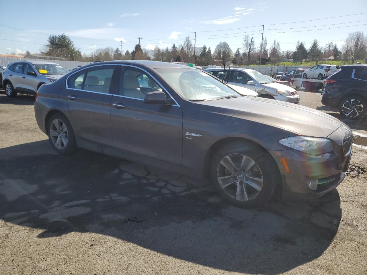 2012 BMW 5er VIN WBAXH5C52CDW10097 Copart auction photo, mechanical damage thumbnail 4