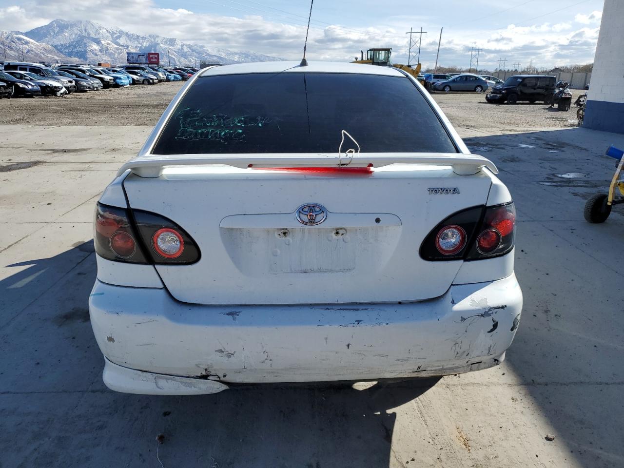 2004 Toyota Corolla VIN 1NXBR32E34Z295775 Copart auction photo, rear end / front end damage thumbnail 6