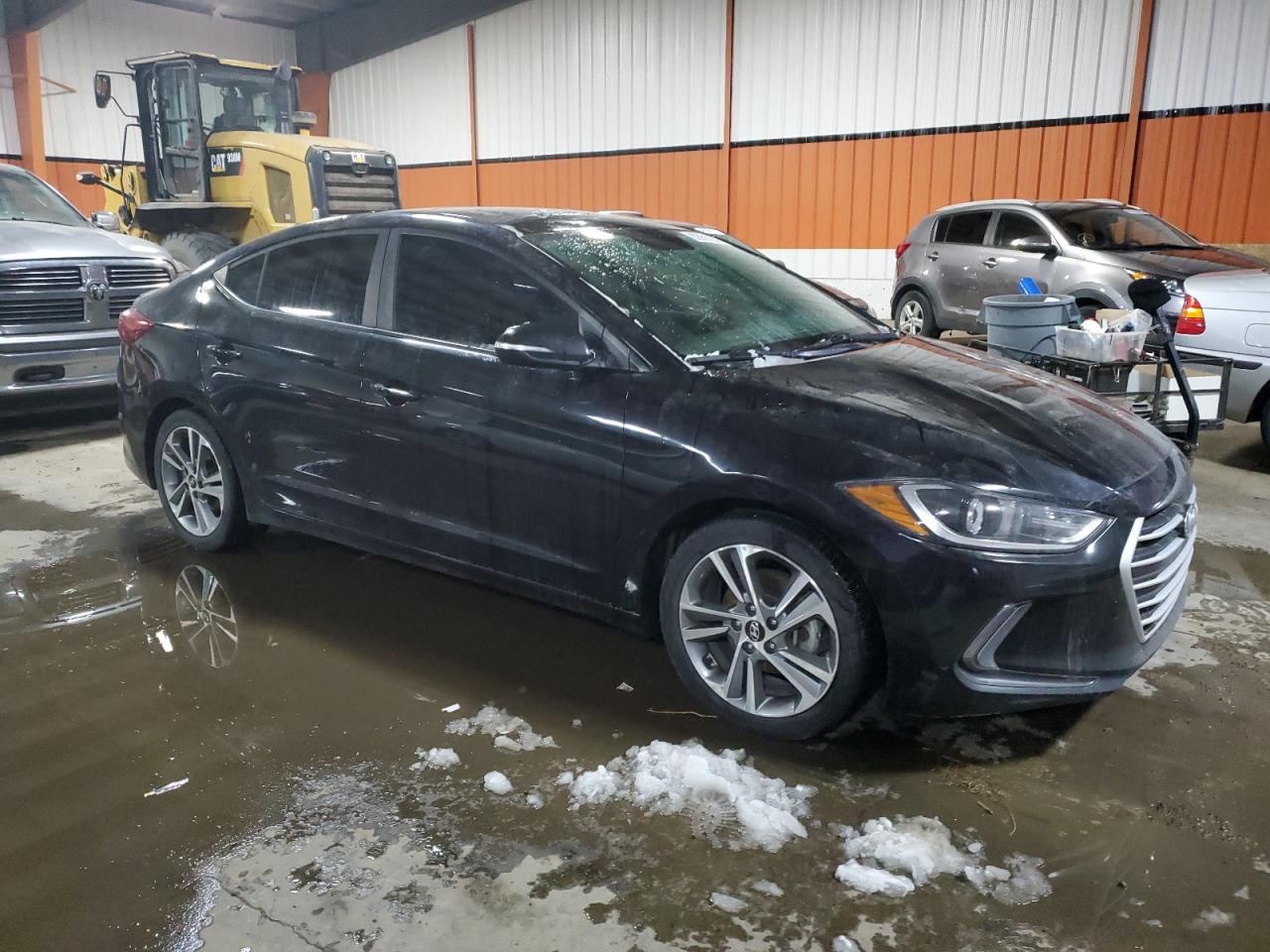 2017 Hyundai Elantra VIN KMHD84LF3HU231511 Copart auction photo, mechanical / hail damage thumbnail 4