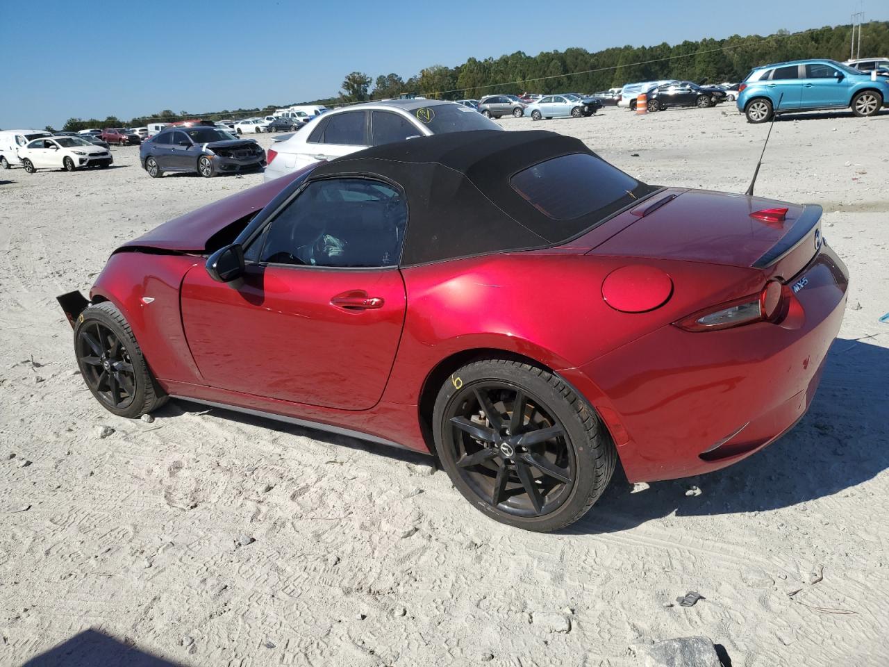 2022 Mazda MX-5 VIN JM1NDAC70N0504256 Copart auction photo, front end damage thumbnail 2