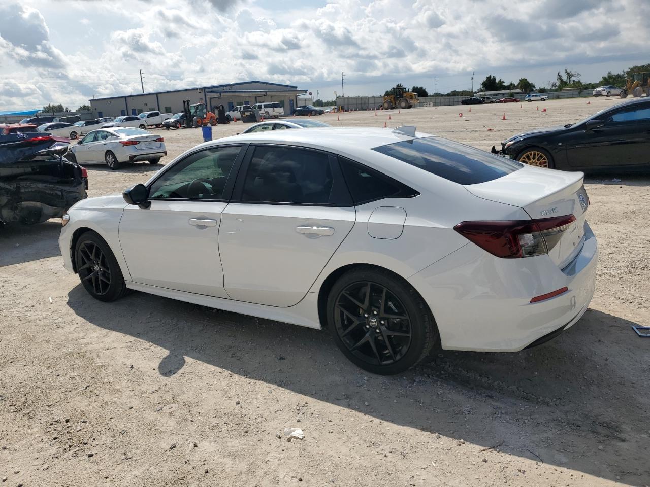 2025 Honda Civic VIN 2HGFE2F50SH518071 Copart auction photo, side / minor dent/scratches damage thumbnail 2