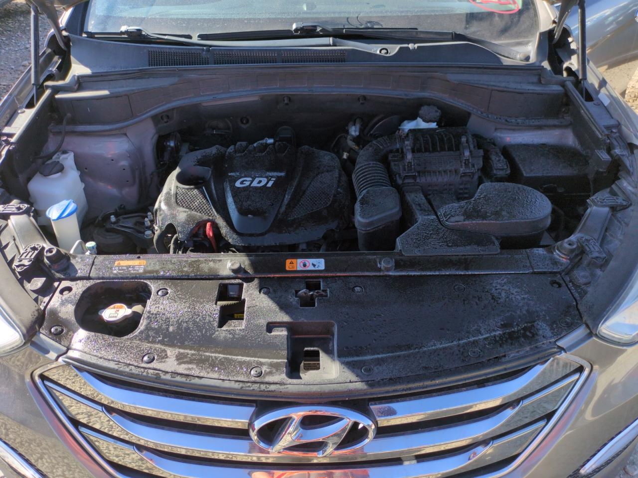 2013 Hyundai Santa Fe VIN 5XYZUDLB9DG003852 Copart auction photo, rear end damage thumbnail 11