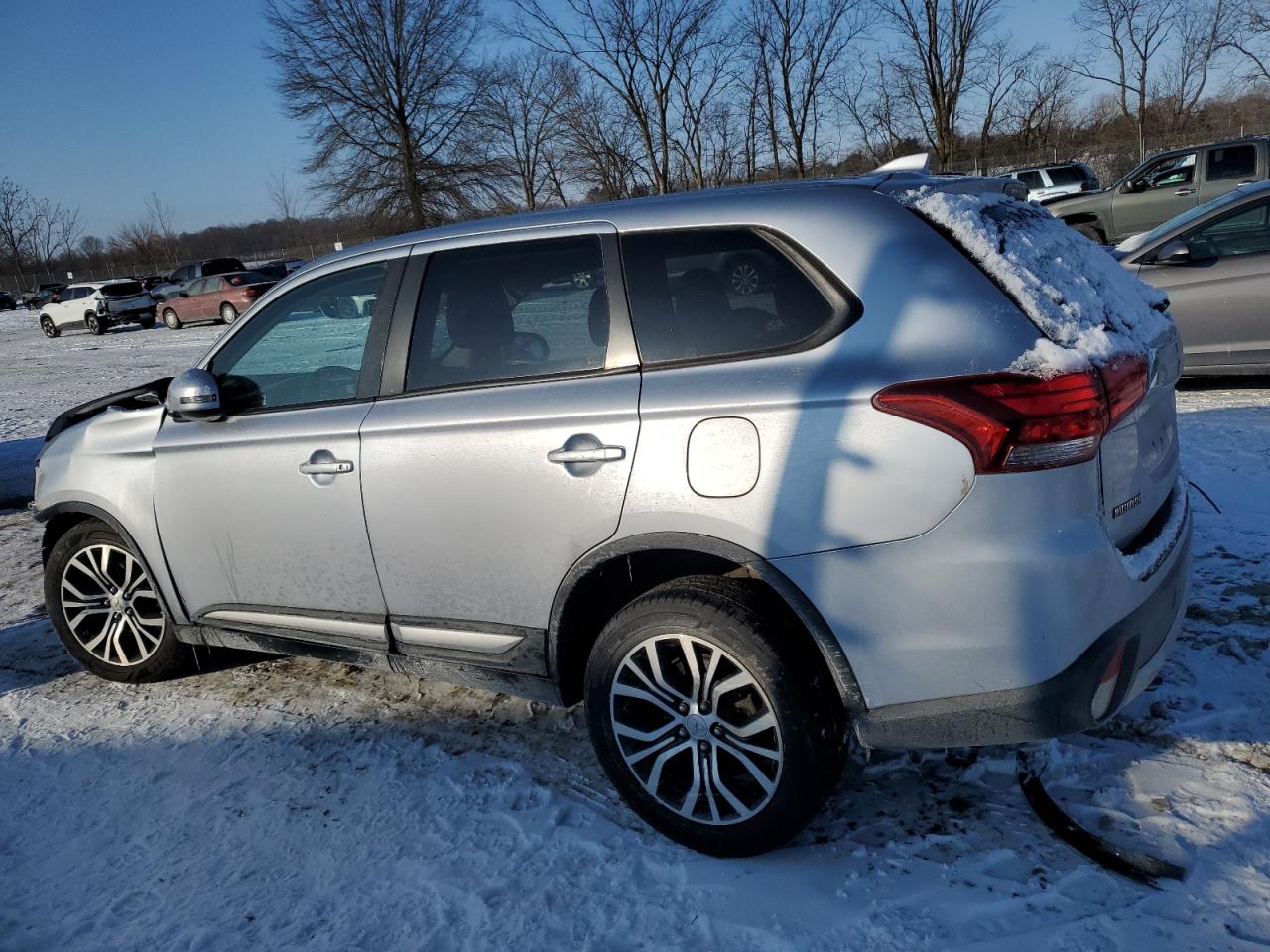 2017 Mitsubishi Outlander VIN JA4AZ3A34HZ046257 Copart auction photo, side / front end damage thumbnail 2