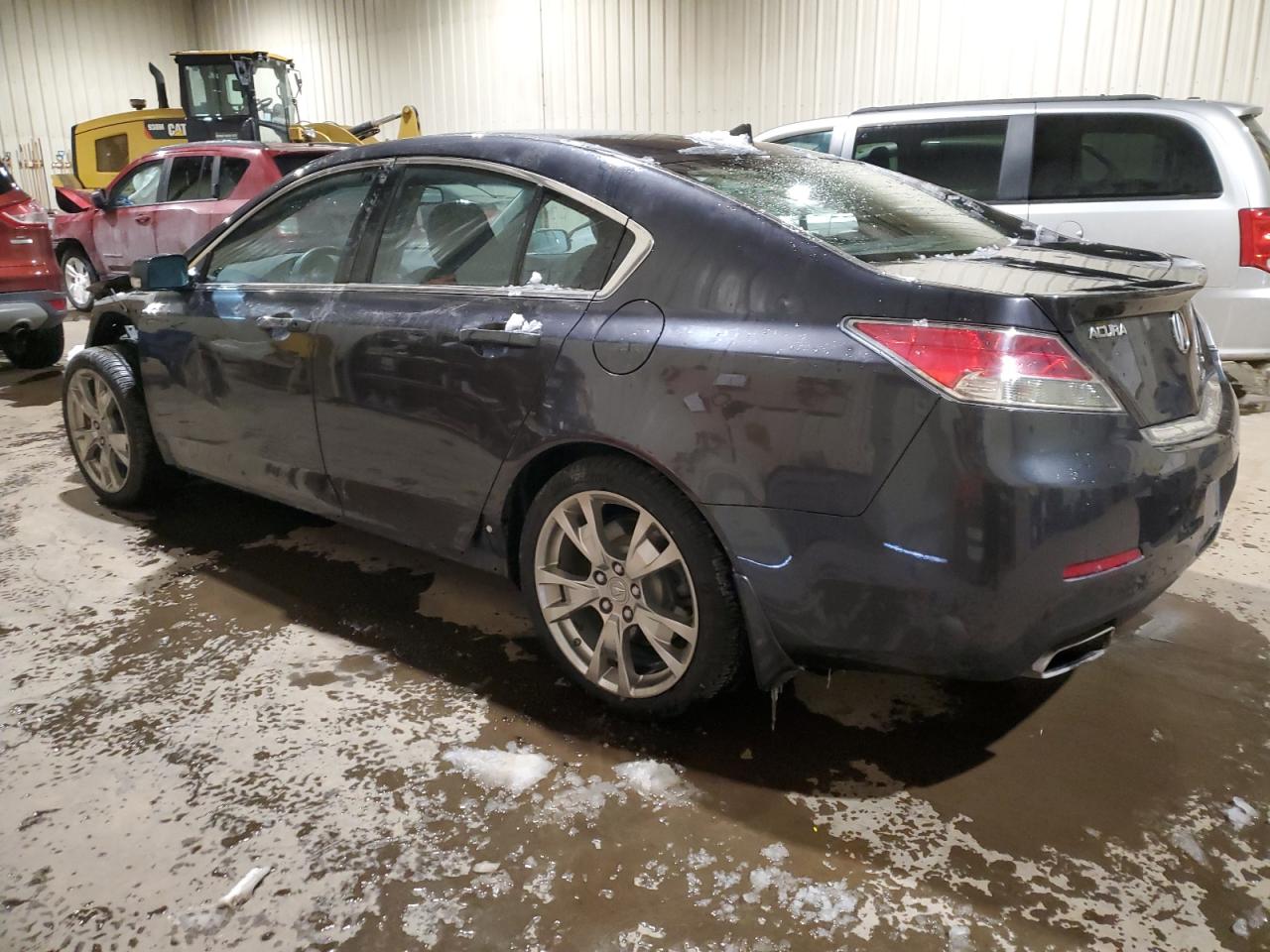 2012 Acura TL VIN 19UUA9F77CA803394 Copart auction photo, front end / hail damage thumbnail 2