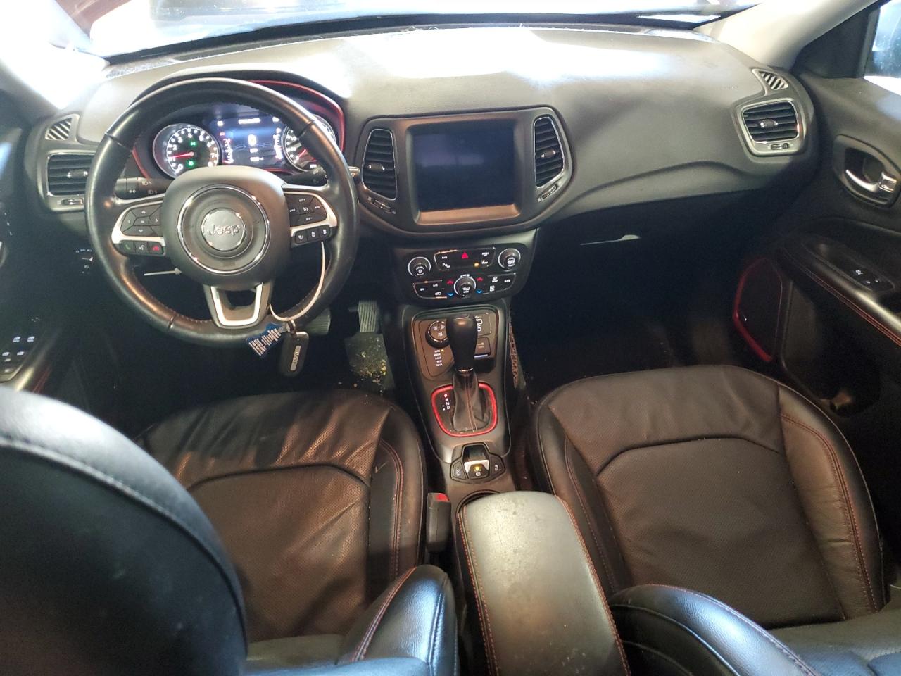 2021 Jeep Compass VIN 3C4NJDDB4MT552356 Copart auction photo, rear end / minor dent/scratches damage thumbnail 8