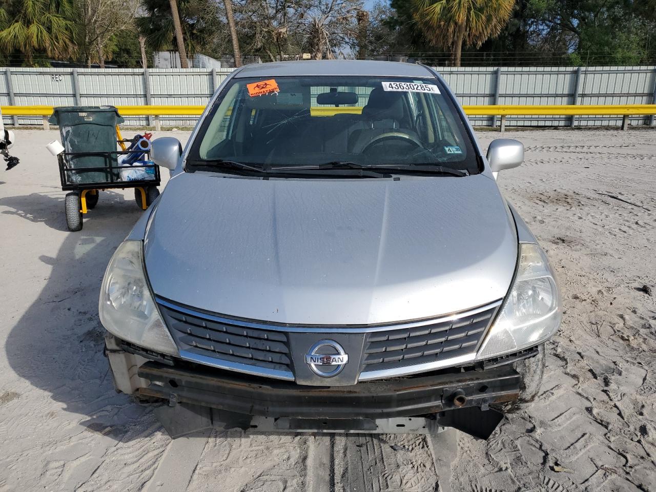 2008 Nissan Versa VIN 3N1BC13E58L391242 Copart auction photo, all over damage thumbnail 5
