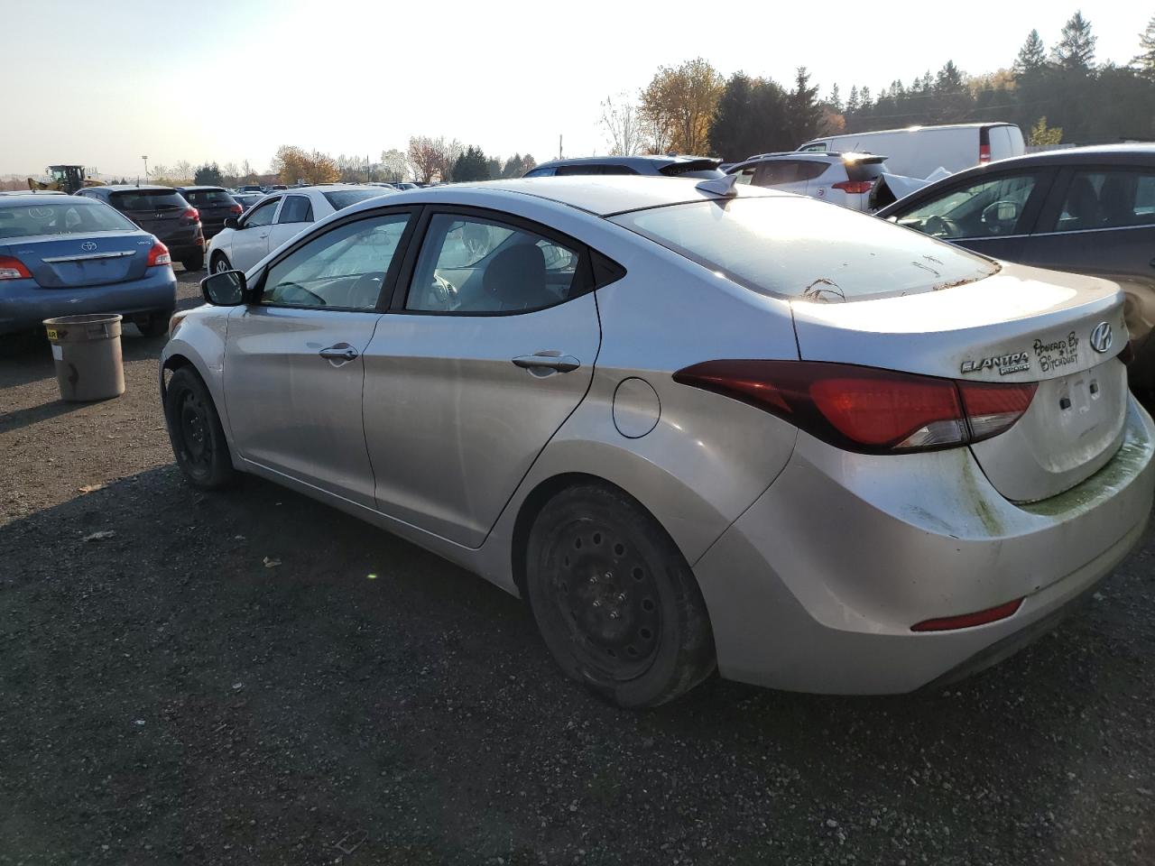 2016 Hyundai Elantra VIN KMHDH4AE5GU530765 Copart auction photo, mechanical damage thumbnail 2
