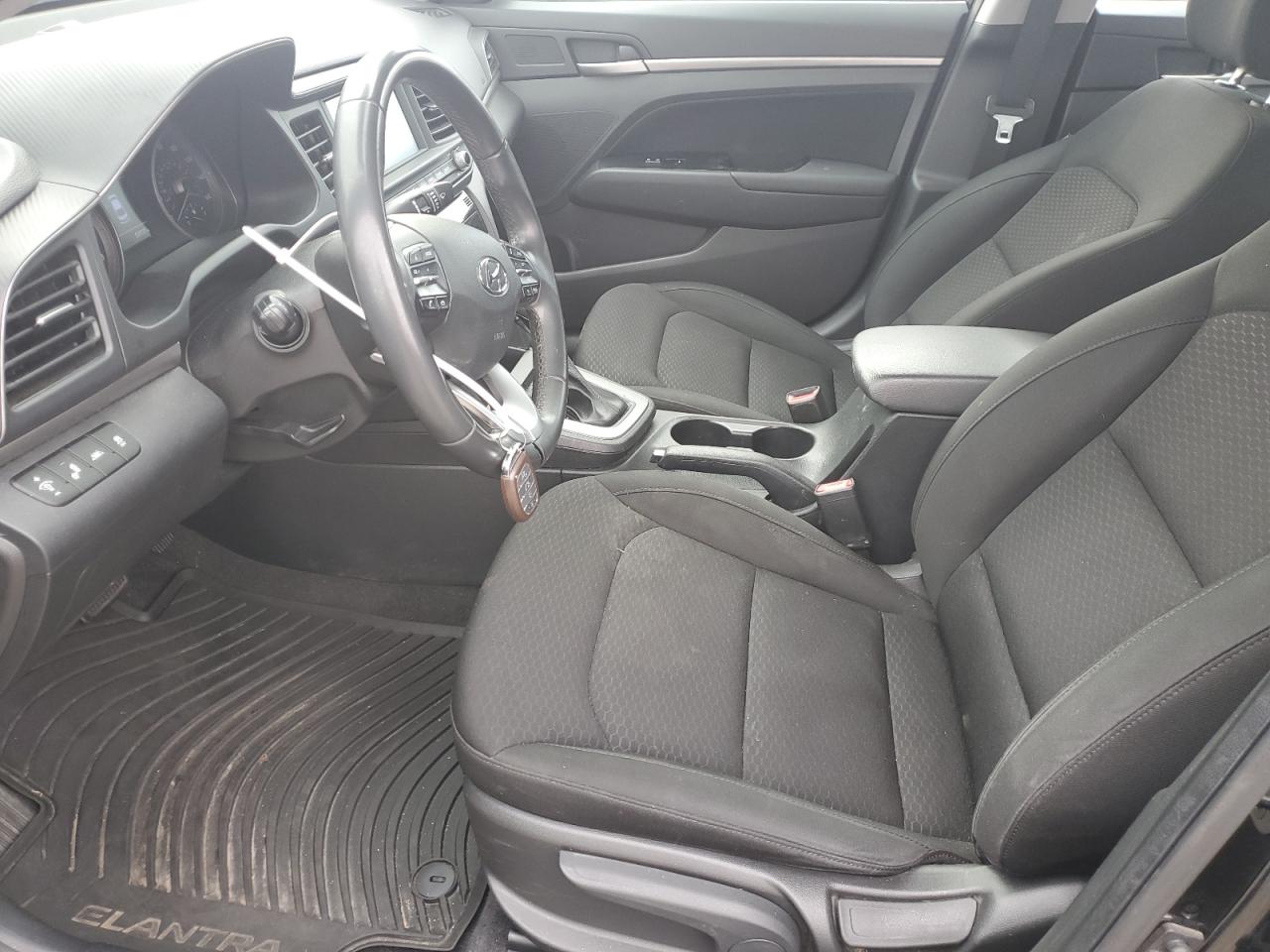 2020 Hyundai Elantra VIN KMHD84LF5LU100783 Copart auction photo, side / undercarriage damage thumbnail 7