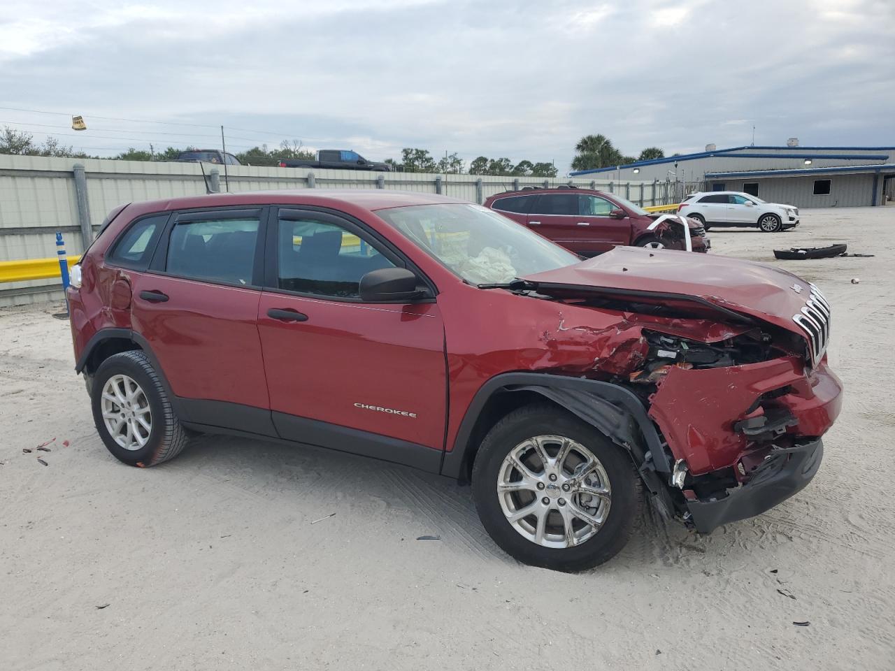 2017 Jeep Grand Cherokee VIN 1C4PJMAS5HD227451 Copart auction photo, front end / rear end damage thumbnail 4