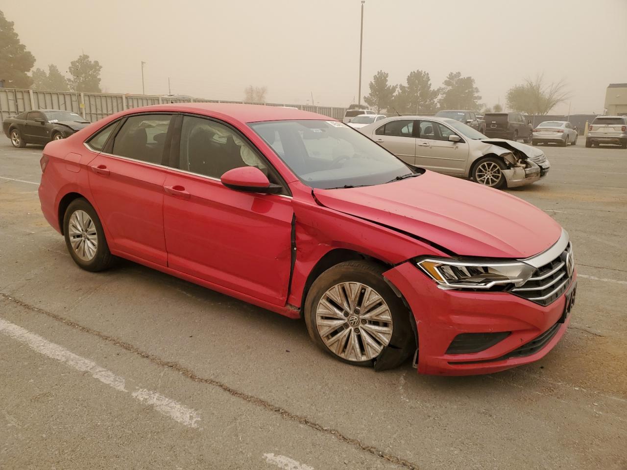 2020 Volkswagen Jetta VIN 3VWCB7BUXLM076078 Copart auction photo, front end / side damage thumbnail 4