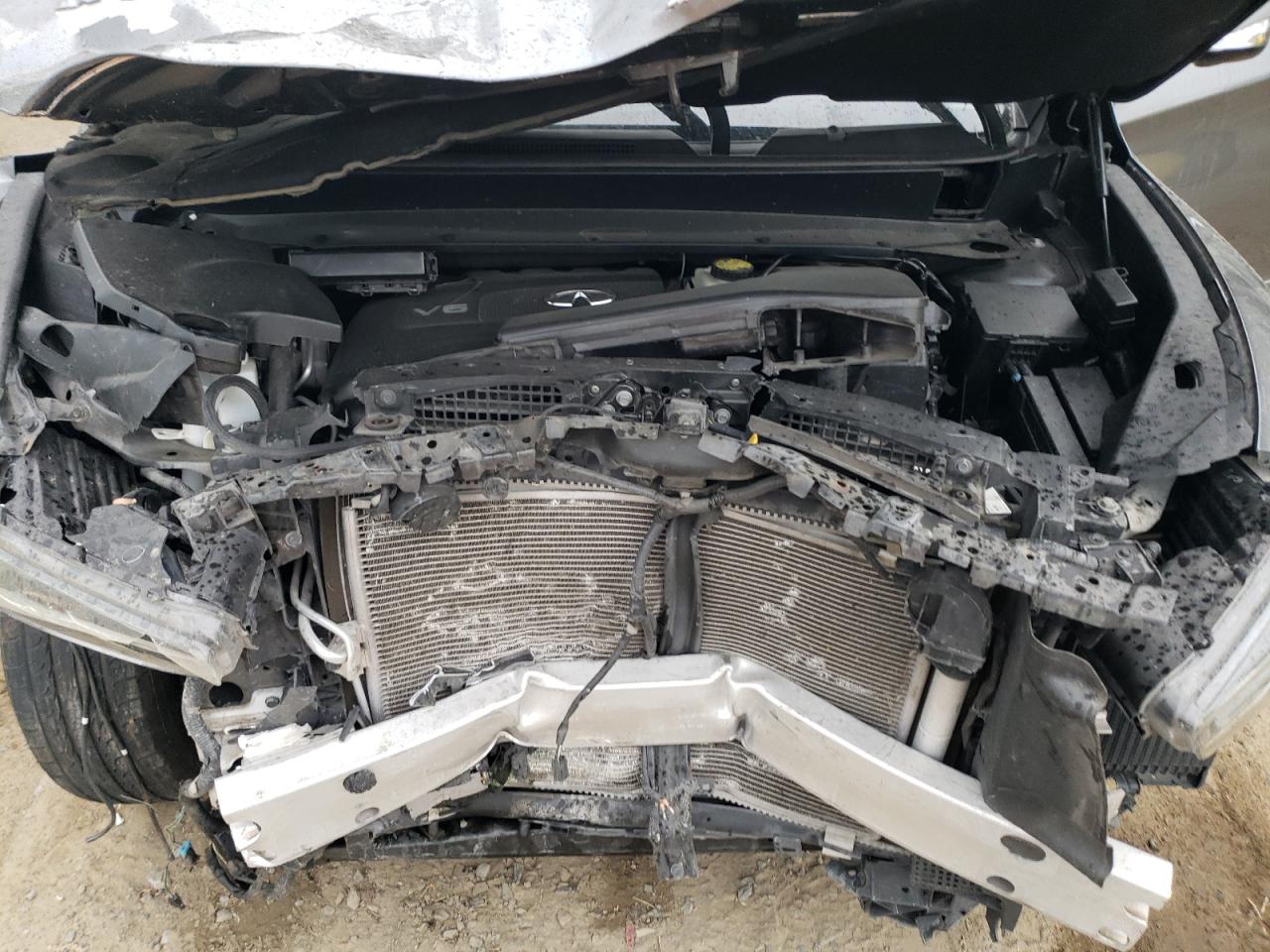 2020 Infiniti QX60 VIN 5N1DL0MN8LC510223 Copart auction photo, front end damage thumbnail 14
