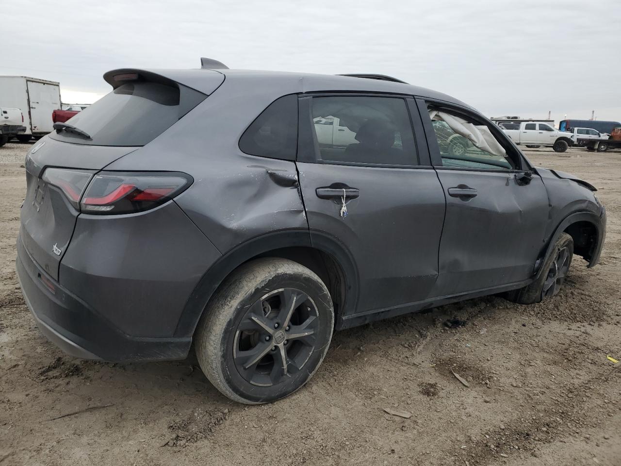 2024 Honda HR-V VIN 3CZRZ1H71RM709707 Copart auction photo, rollover / side damage thumbnail 3