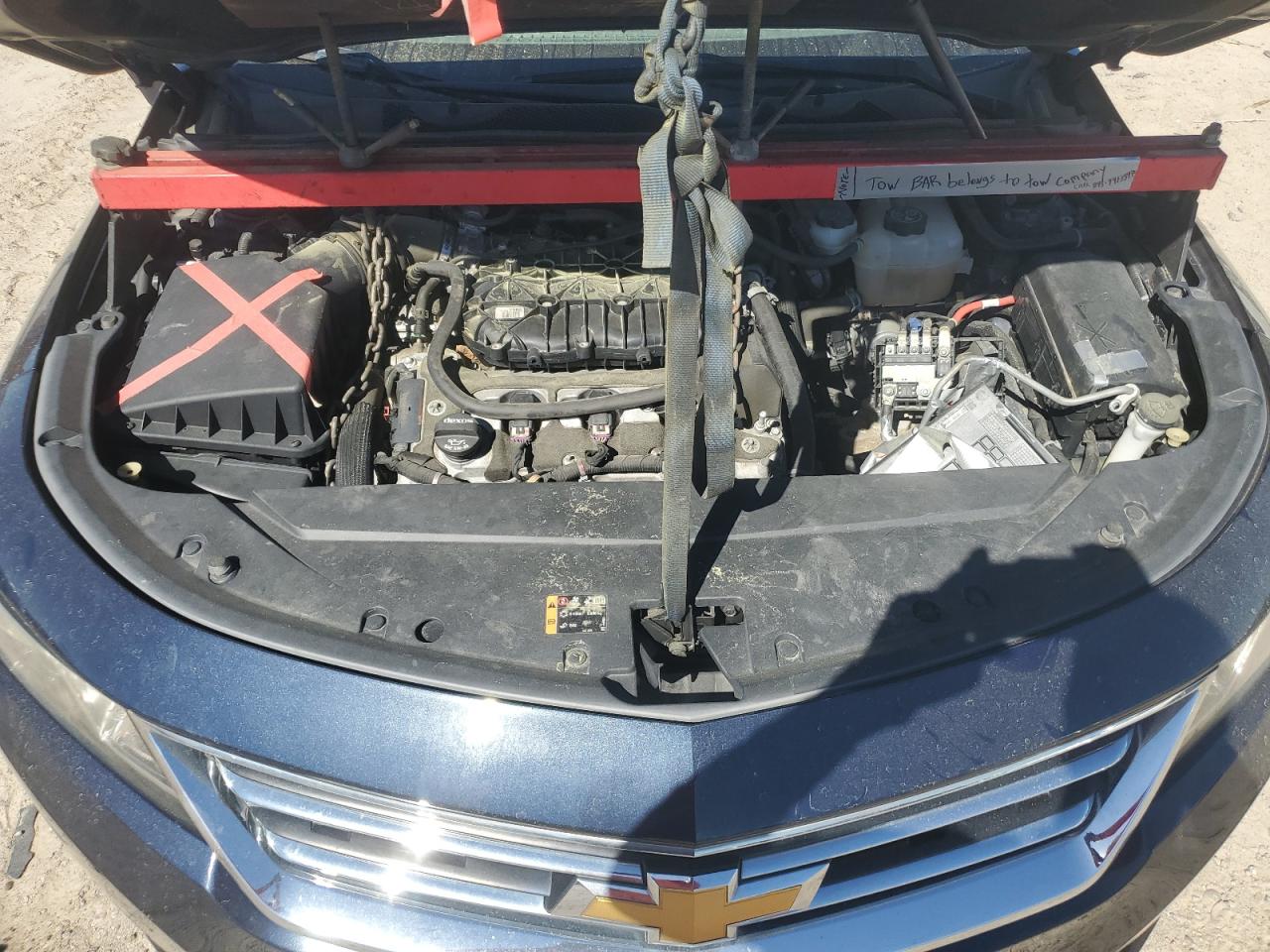 2015 Chevrolet Impala VIN 2G1165S35F9144108 Copart auction photo, vandalism damage thumbnail 11