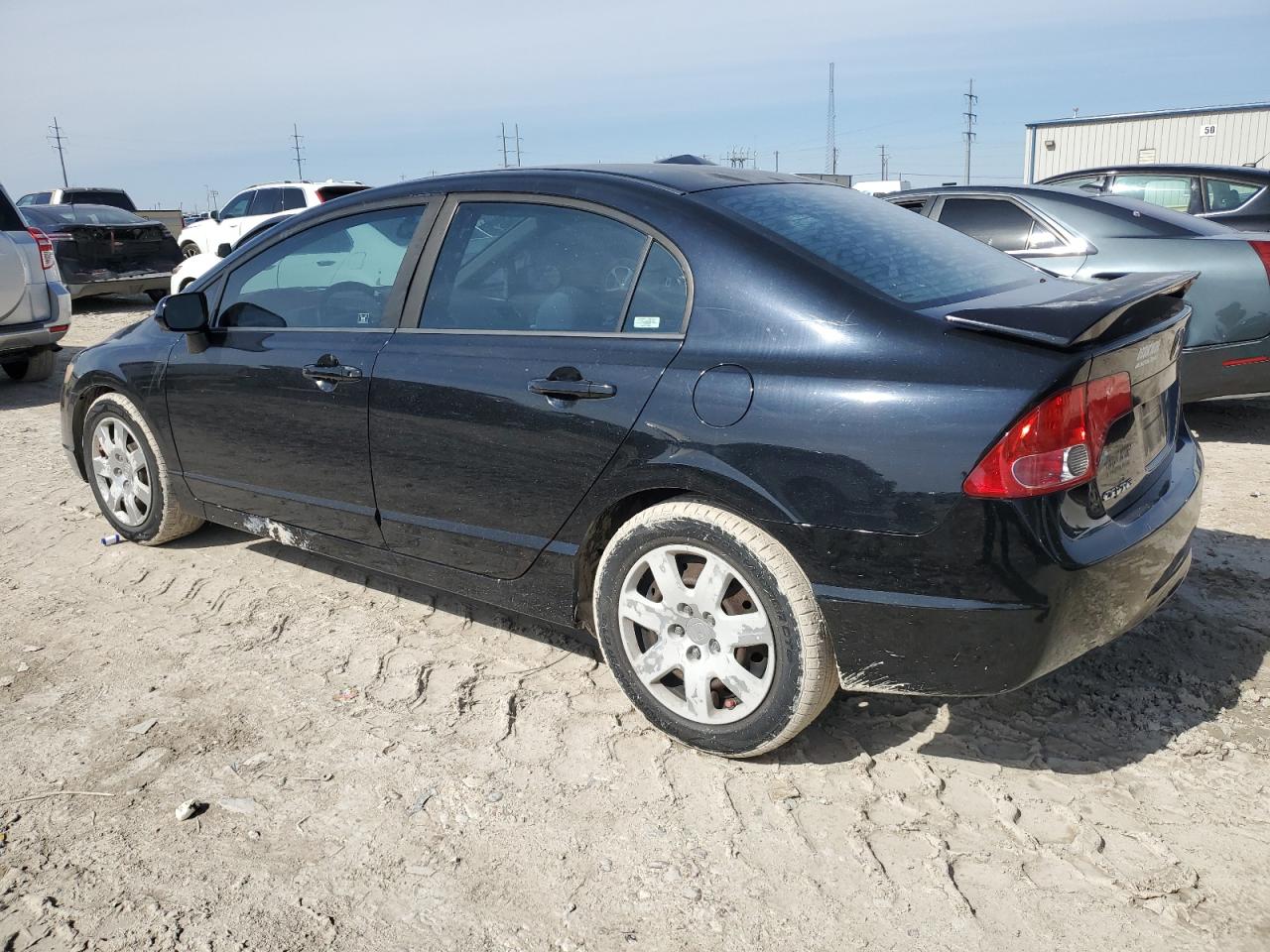 2008 Honda Civic VIN 1HGFA16588L106935 Copart auction photo, side damage thumbnail 2