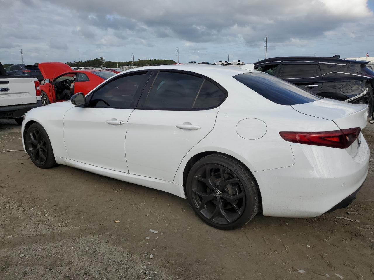 2019 Alfa Romeo Giulia VIN ZARFAMAN4K7620486 Copart auction photo, water/flood damage thumbnail 2