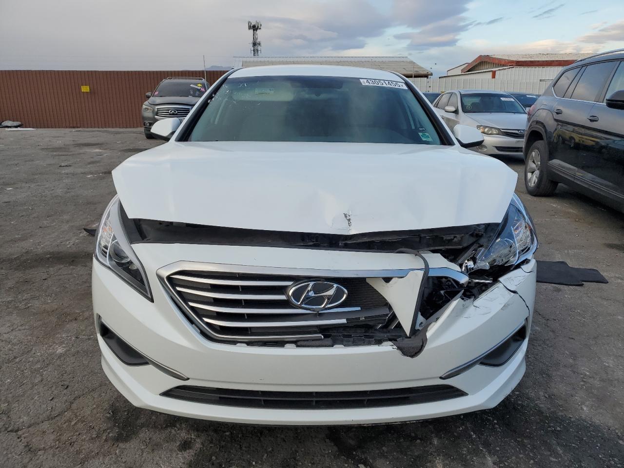 2016 Hyundai Sonata VIN 5NPE24AF1GH285024 Copart auction photo, front end damage thumbnail 5