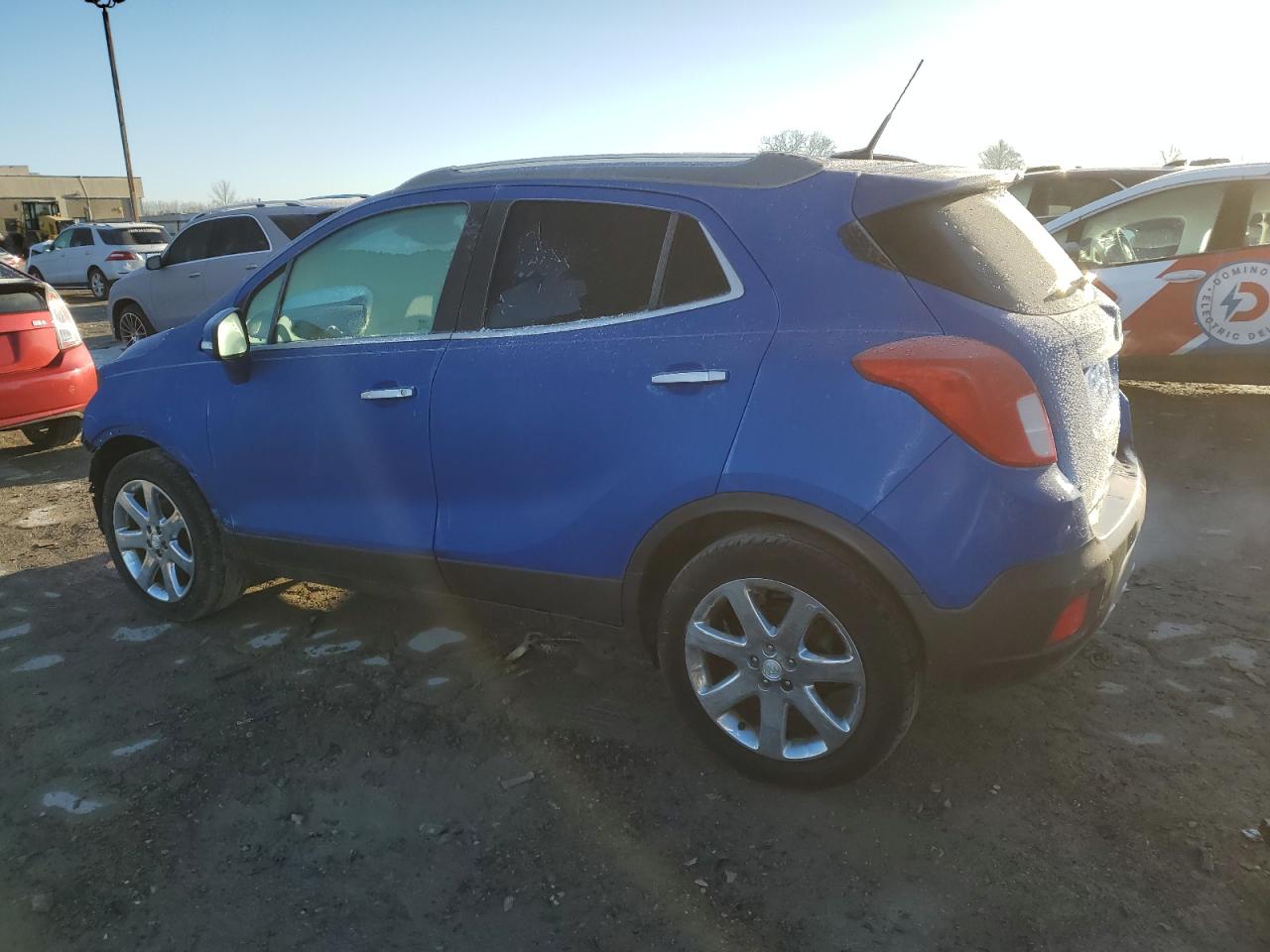 2014 Buick Encore VIN KL4CJDSB3EB684290 Copart auction photo, front end / minor dent/scratches damage thumbnail 2