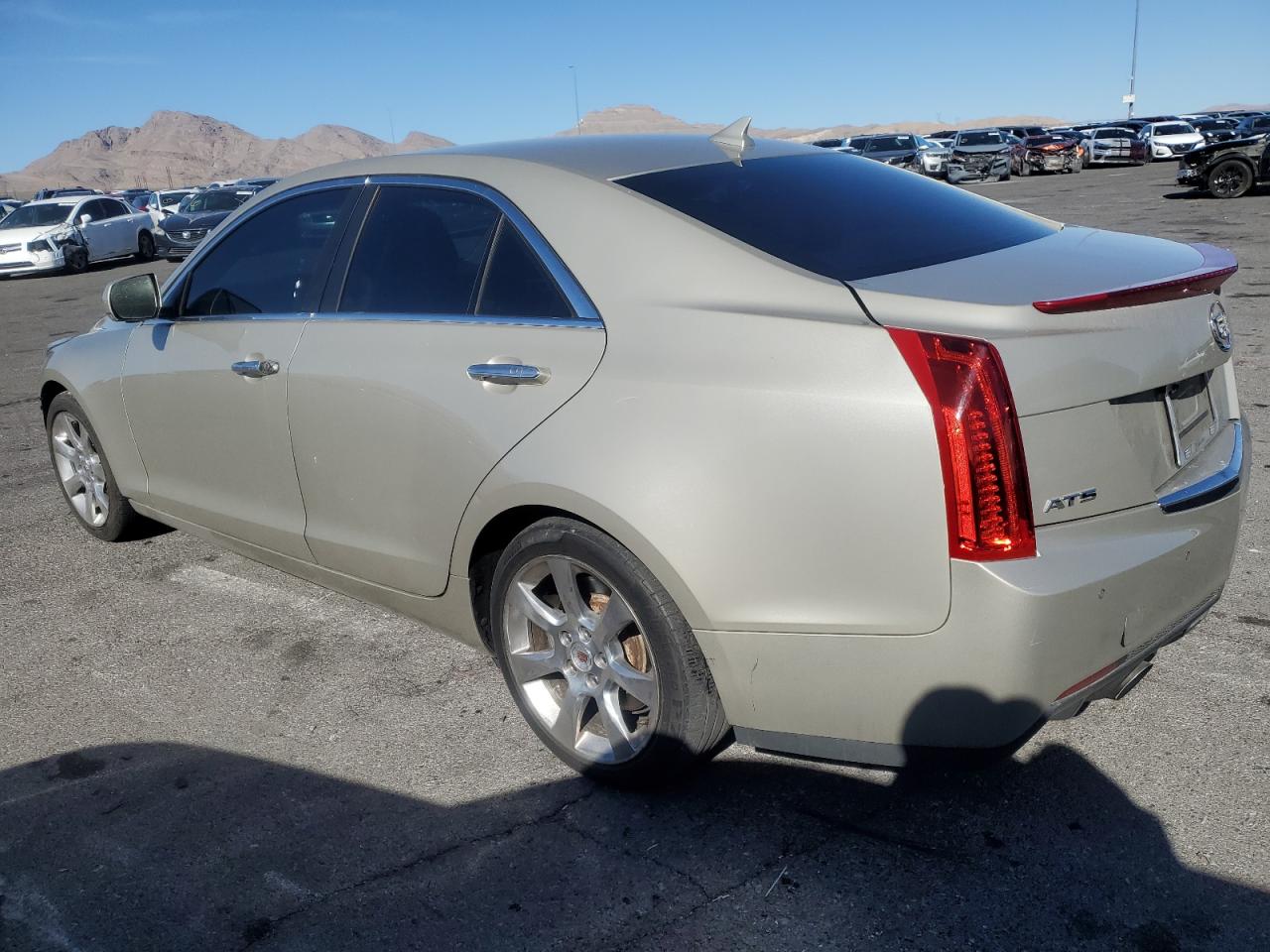 2014 Cadillac ATS VIN 1G6AB5RX5E0104540 Copart auction photo, front end damage thumbnail 2