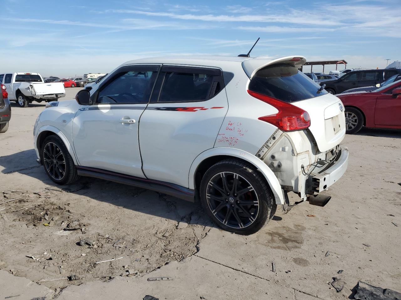 2014 Nissan Juke VIN JN8DF5MV6ET150661 Copart auction photo, rear end damage thumbnail 2