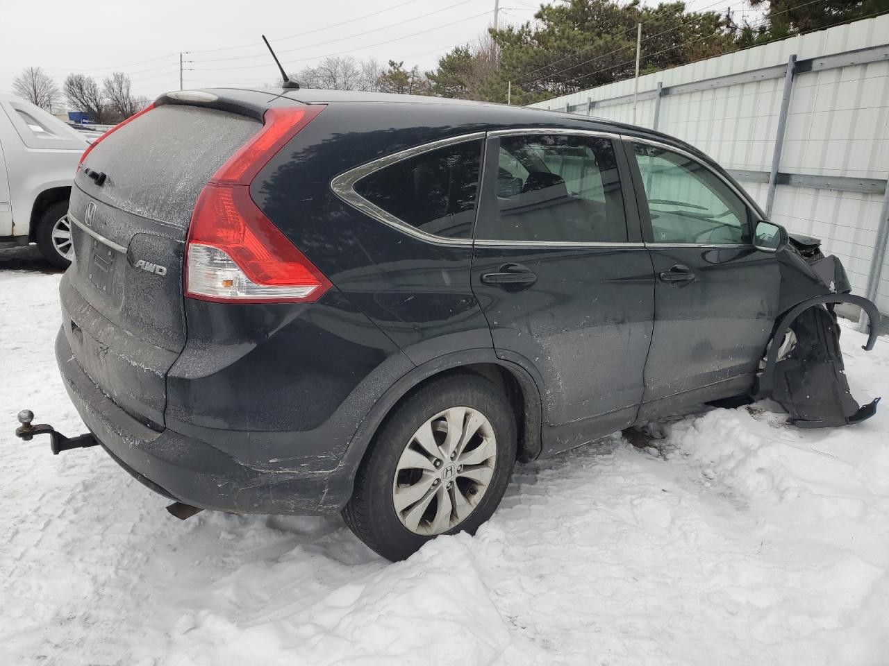 2012 Honda CR-V VIN 5J6RM4H52CL083009 Copart auction photo, undercarriage / front end damage thumbnail 3