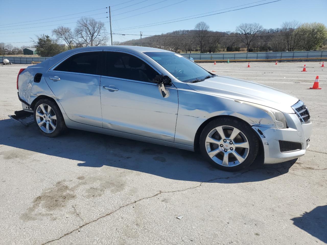 2013 Cadillac ATS VIN 1G6AA5RA8D0109065 Copart auction photo, front end / rear end damage thumbnail 4