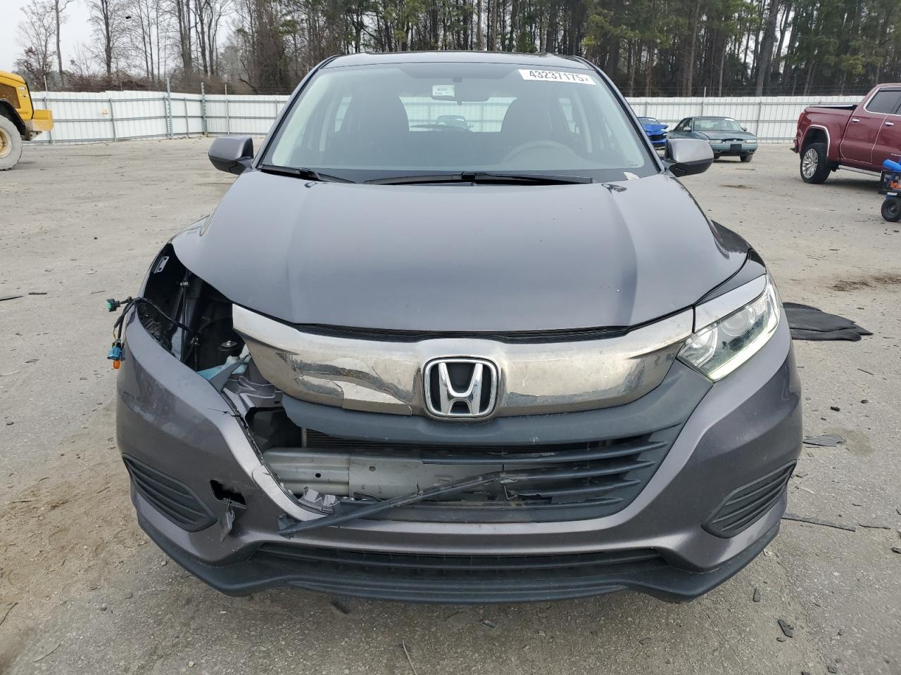 2022 Honda HR-V VIN 3CZRU6H3XNM768578 Copart auction photo, front end / rear end damage thumbnail 5
