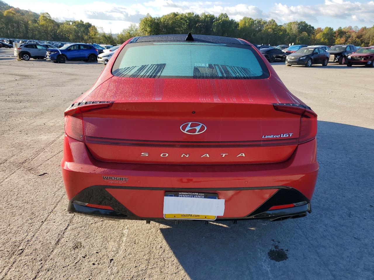2020 Hyundai Sonata VIN 5NPEH4J26LH049197 Copart auction photo, front end / side damage thumbnail 6