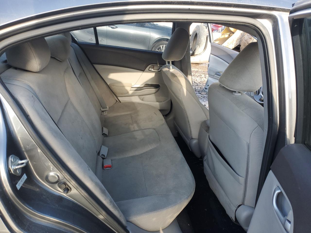 2012 Honda Civic VIN 2HGFB2F55CH330673 Copart auction photo, side damage thumbnail 10