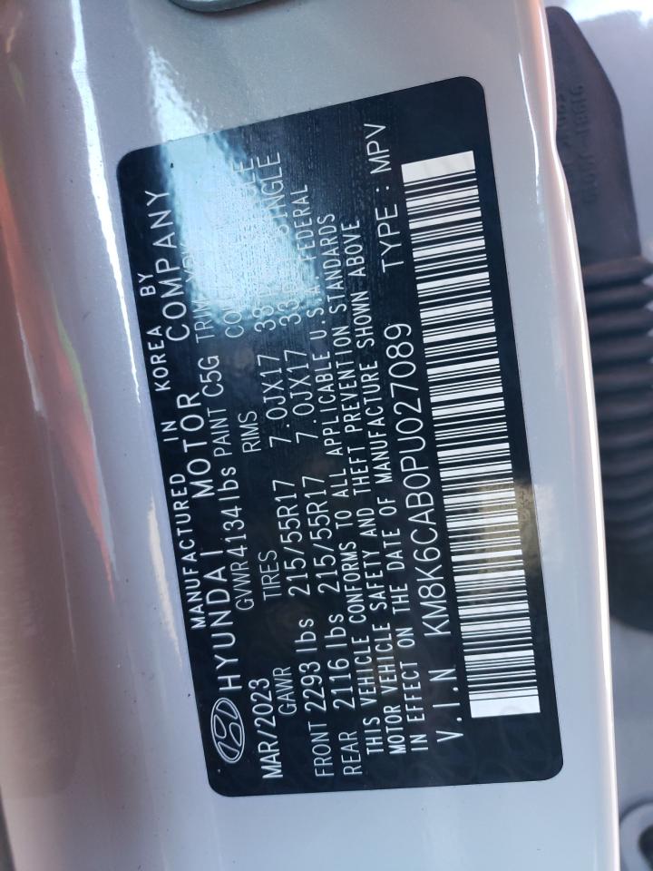 2023 Hyundai Kona VIN KM8K6CAB0PU027089 Copart auction photo, front end damage thumbnail 13