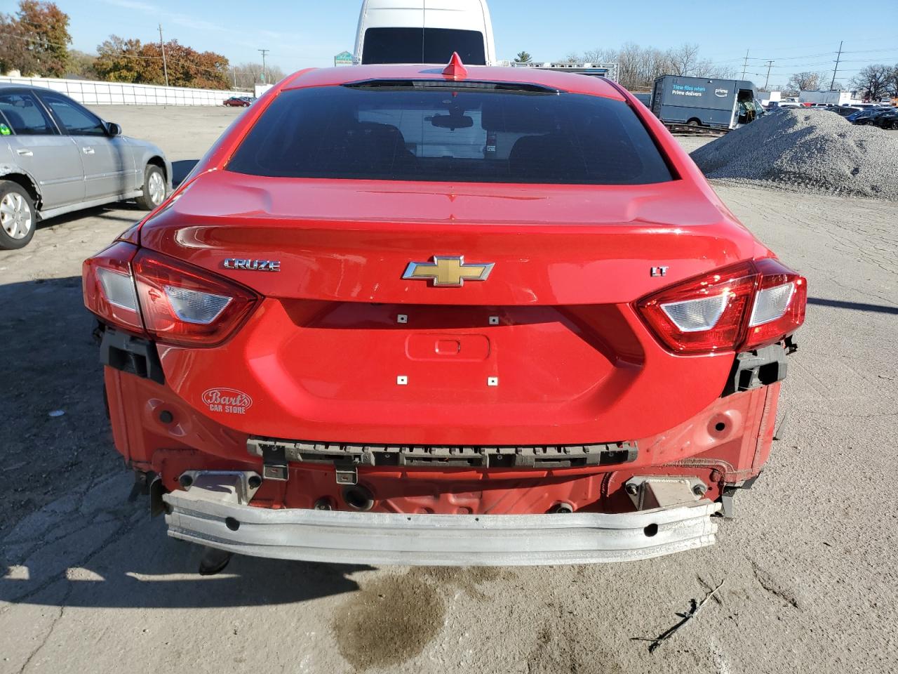 2019 Chevrolet Cruze VIN 1G1BE5SM4K7124606 Copart auction photo, rear end / side damage thumbnail 6