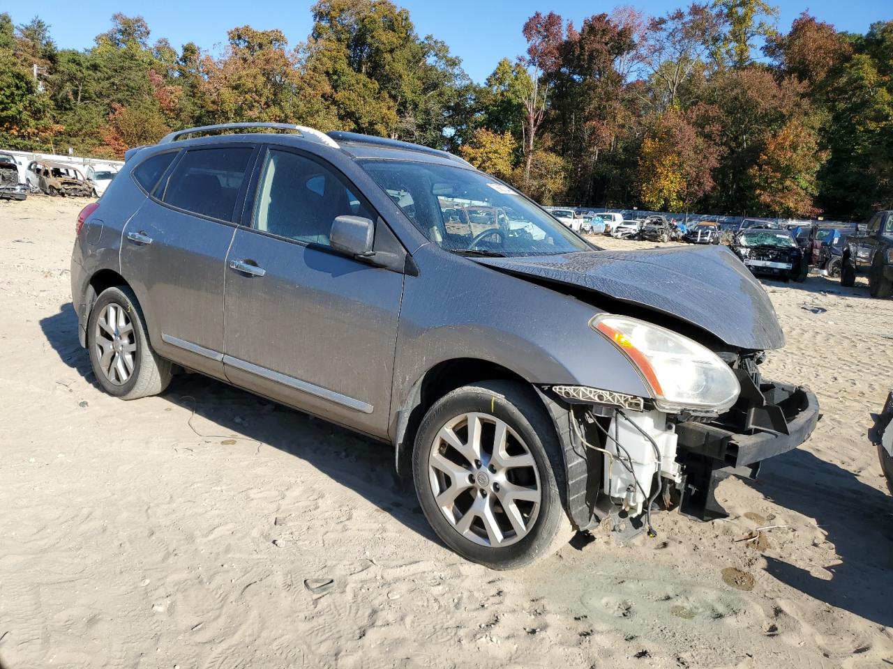 2011 Nissan Rogue VIN JN8AS5MV1BW250417 Copart auction photo, mechanical / front end damage thumbnail 4