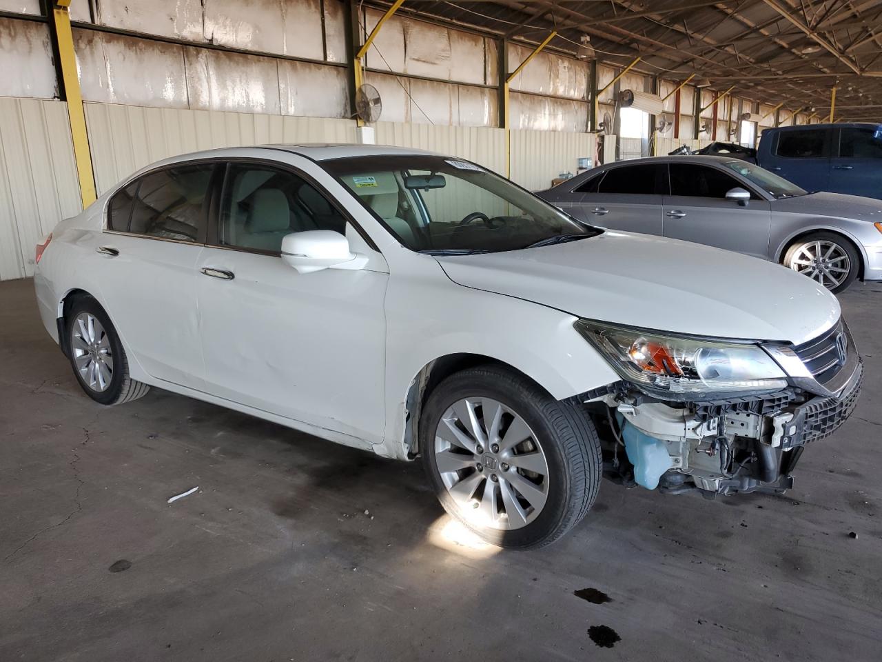2013 Honda Accord VIN 1HGCR2F78DA124442 Copart auction photo, front end / side damage thumbnail 4