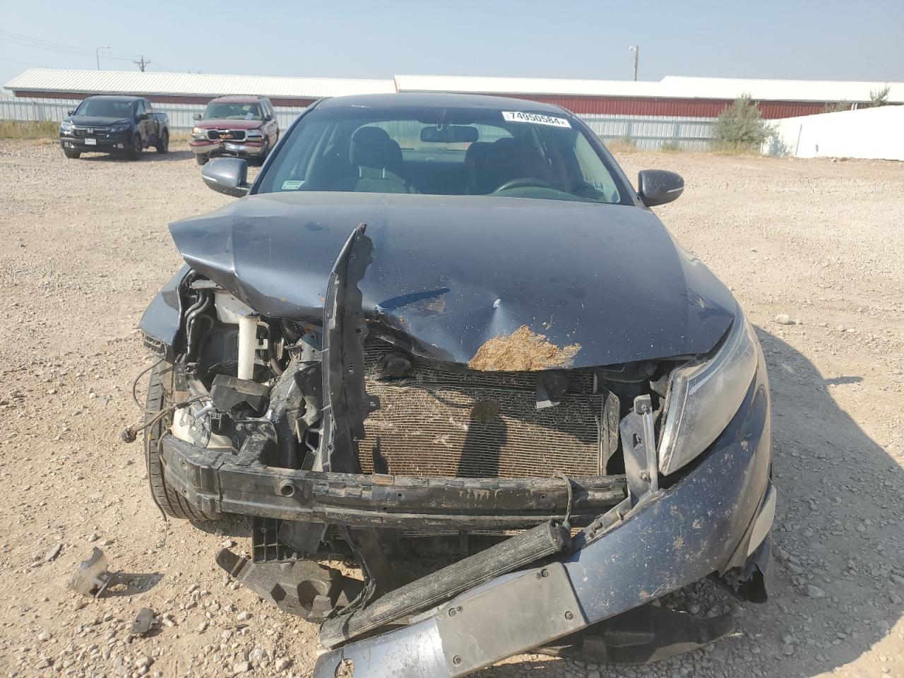 2015 KIA Optima VIN KNAGM4A73F5583582 Copart auction photo, front end damage thumbnail 5