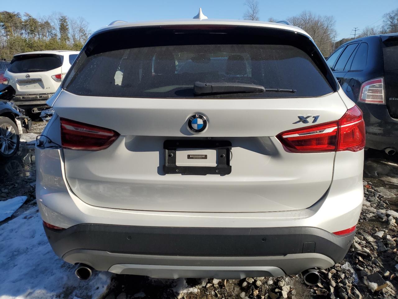 2017 BMW X1 VIN WBXHT3C38H5F69197 Copart auction photo, all over damage thumbnail 6